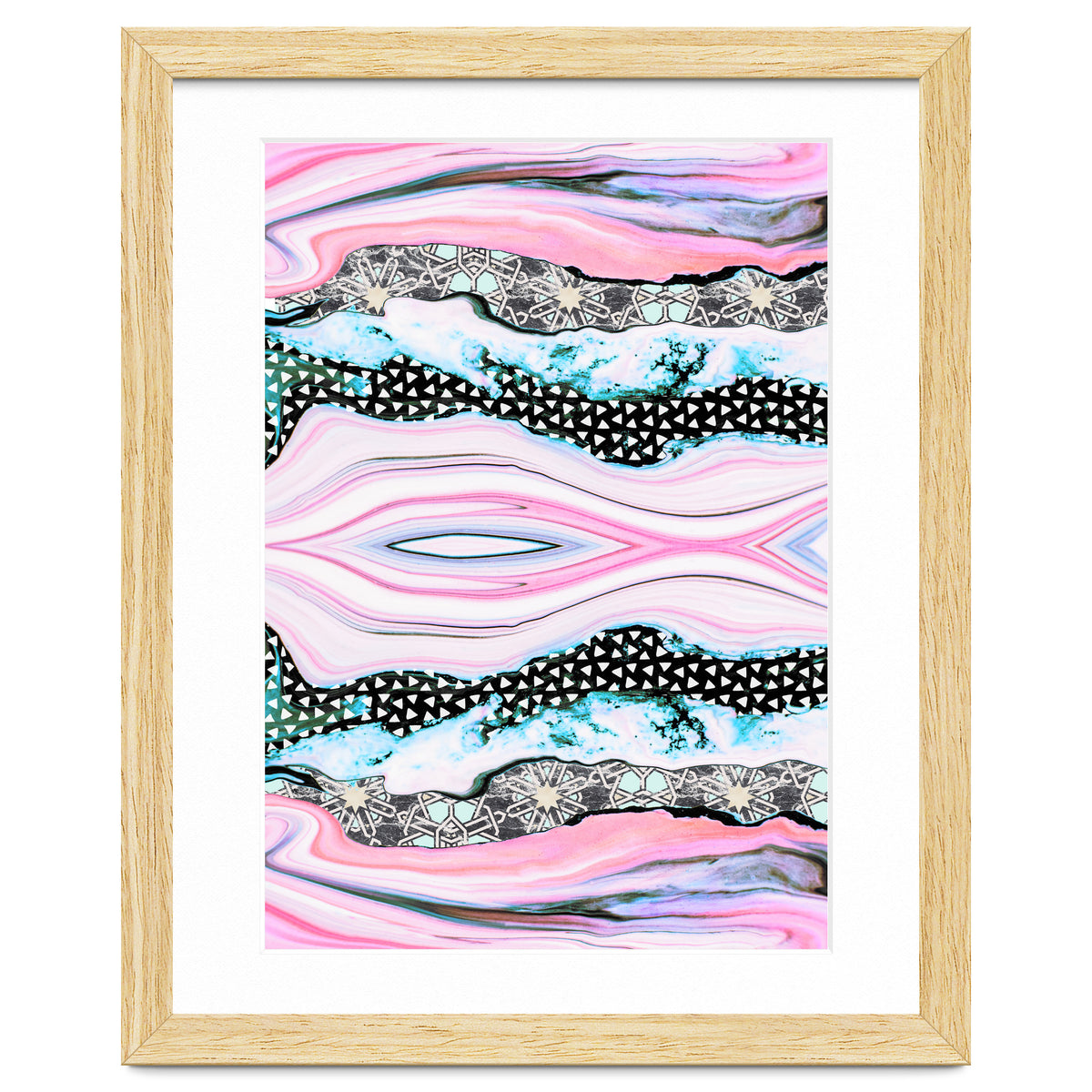 Abstract shapes of marble and patterns