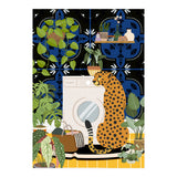 Cheetah in Moroccan Style Laundry Room (Print Only) thumbnail