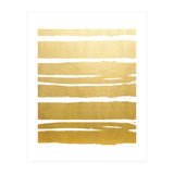 Gold Vibes Only | Luxe Shimmer Metallic Graphic Abstract | Golden Happiness Good Vibes (Print Only) thumbnail