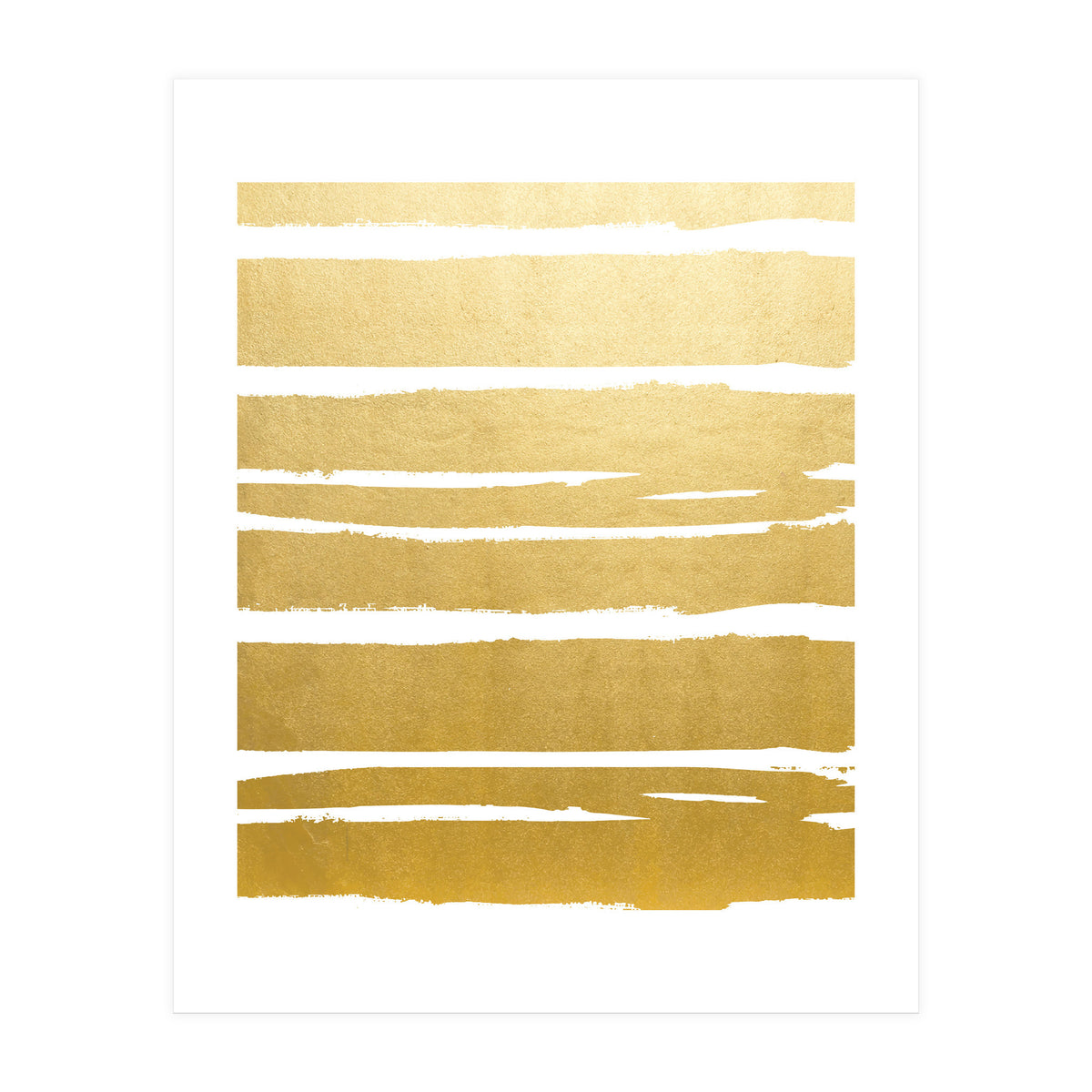 Gold Vibes Only | Luxe Shimmer Metallic Graphic Abstract | Golden Happiness Good Vibes (Print Only)