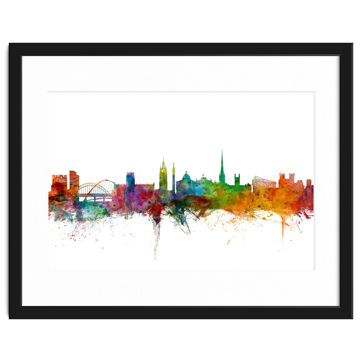 Newcastle England Skyline