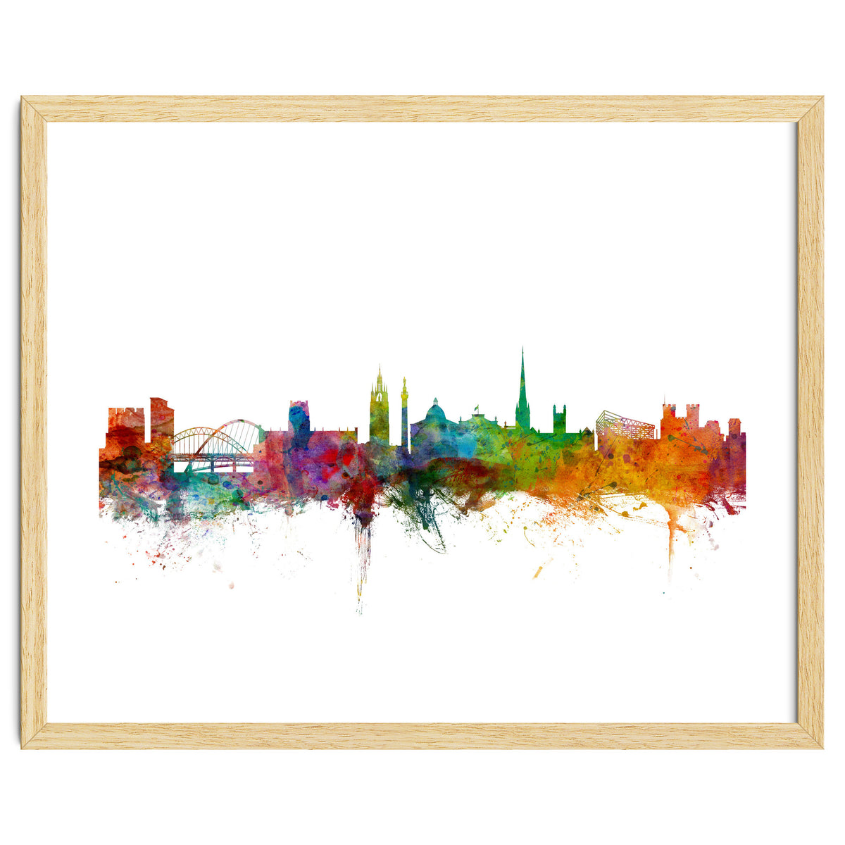 Newcastle England Skyline