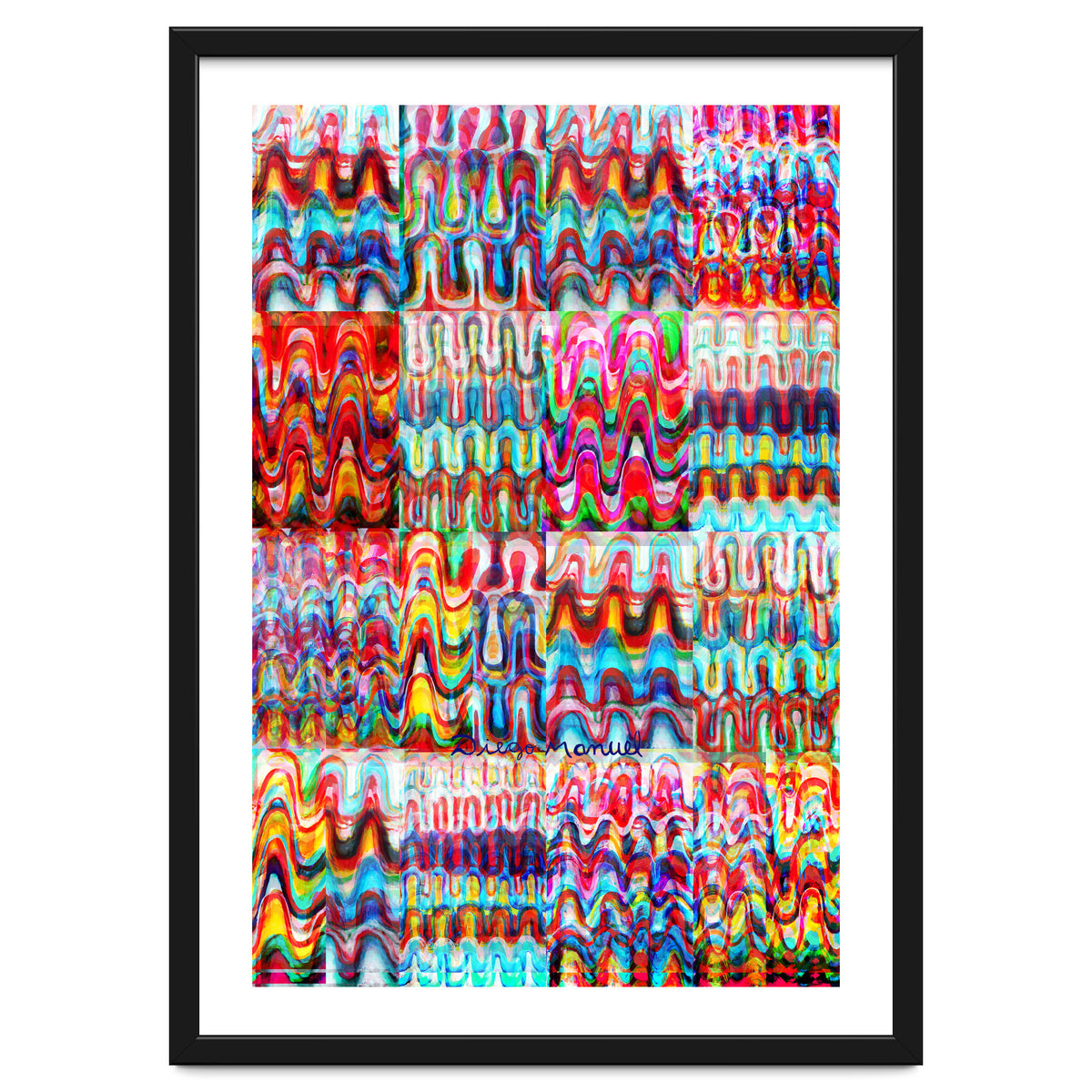 Pop abstract color full