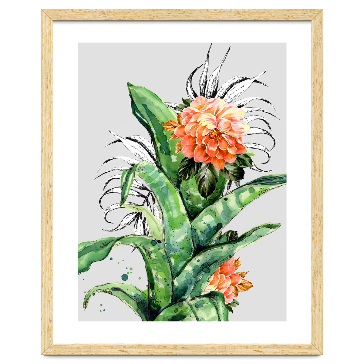 Collage of florid nature