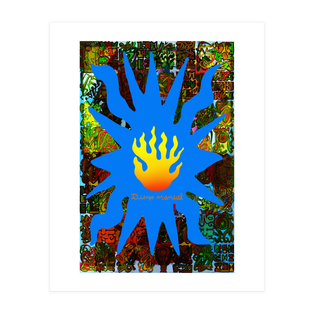 Fuego Y Graffiti 63 (Print Only)