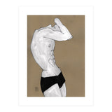 Untitled #41 - Man in black shorts (Print Only) thumbnail