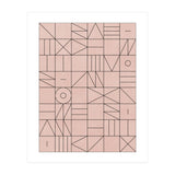My Favorite Geometric Patterns No.2 - Pale Pink (Print Only) thumbnail