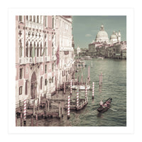 VENICE Canal Grande & Santa Maria della Salute | urban vintage style (Print Only)