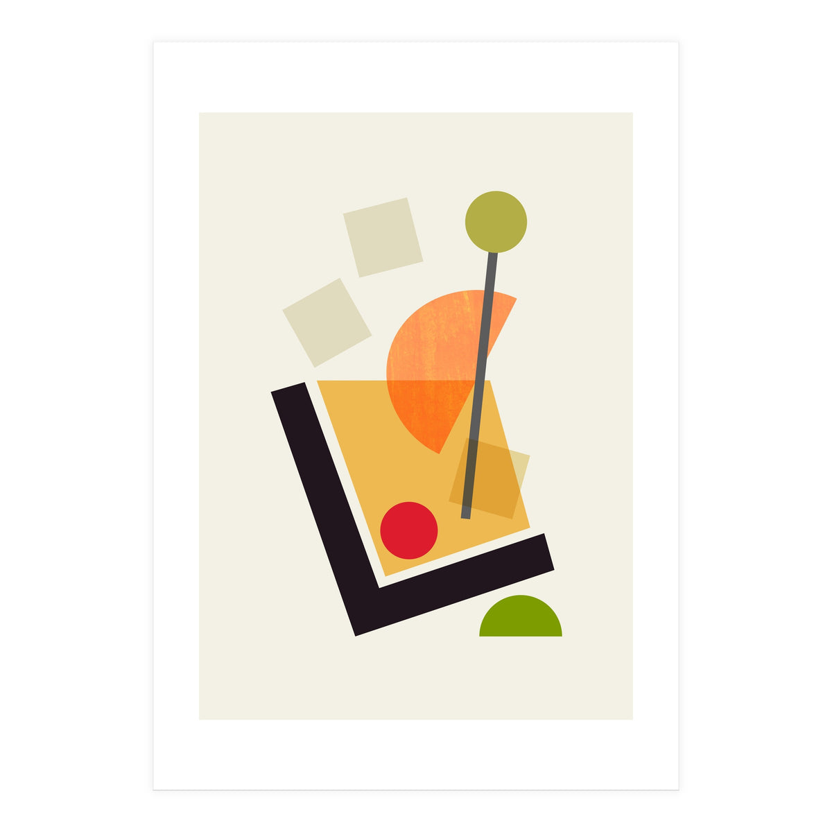 Cocktail III Old Fashioned (Print Only)