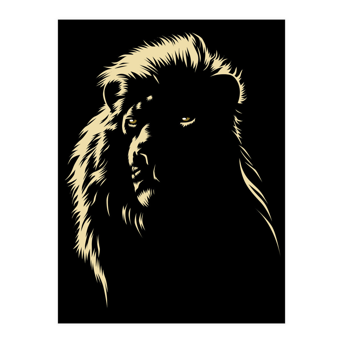 shadow lion (Print Only)