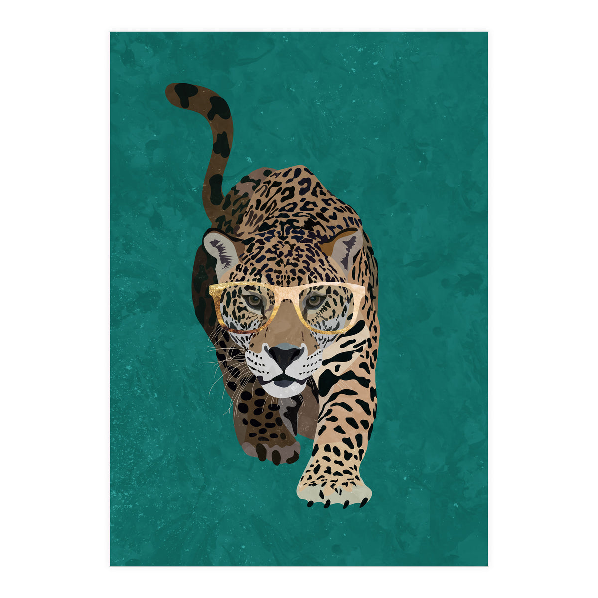Curious Jaguar Green (Print Only)