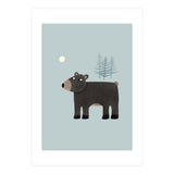 The Bear, the Trees and the Moon (Print Only) thumbnail