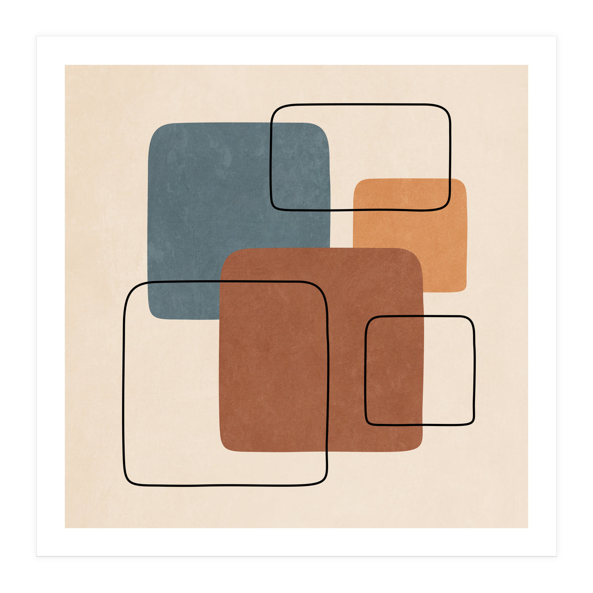 SQUARE SHAPES 02 (Print Only)