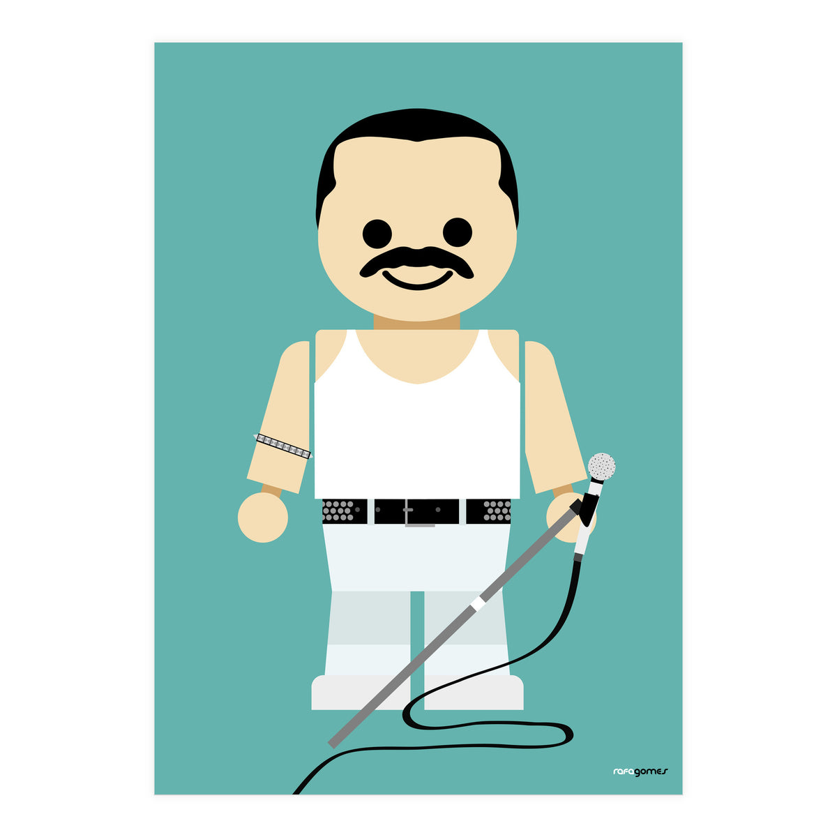 Freddie Mercury Toy (Print Only)