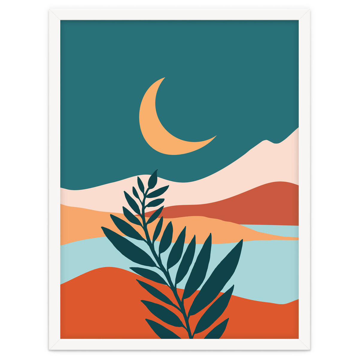 Moonlit Mediterranean