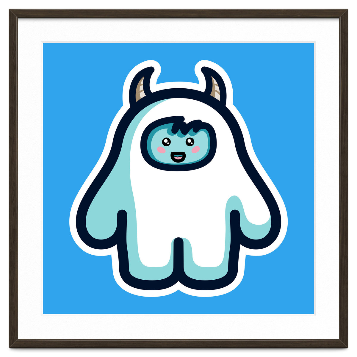 Kawaii Cute Abominable Snowman Yeti