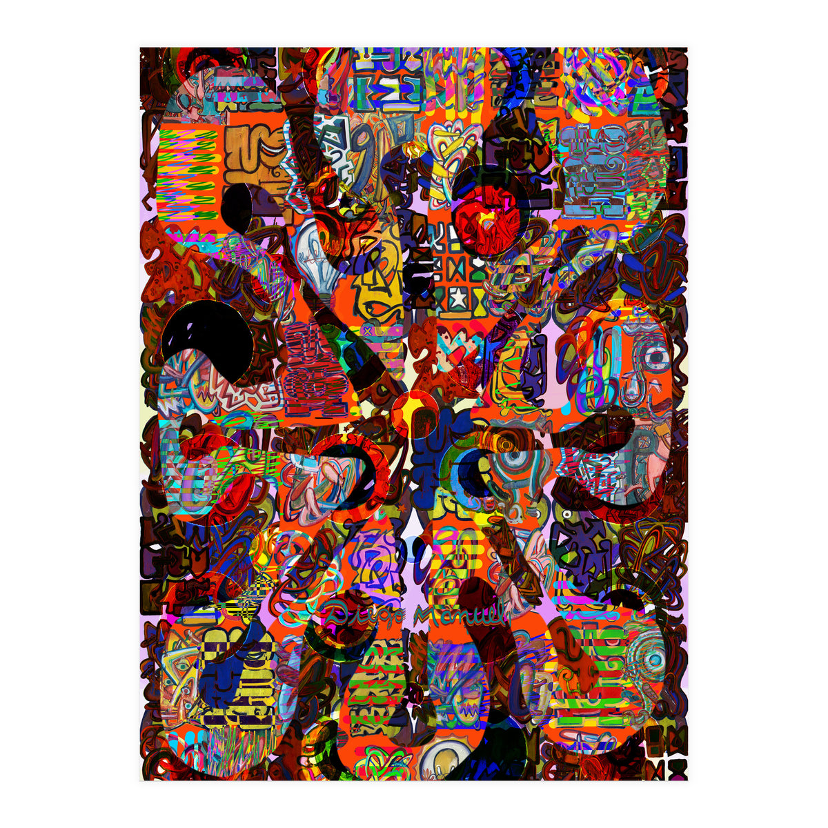 Fuego Y Graffiti 70 (Print Only)