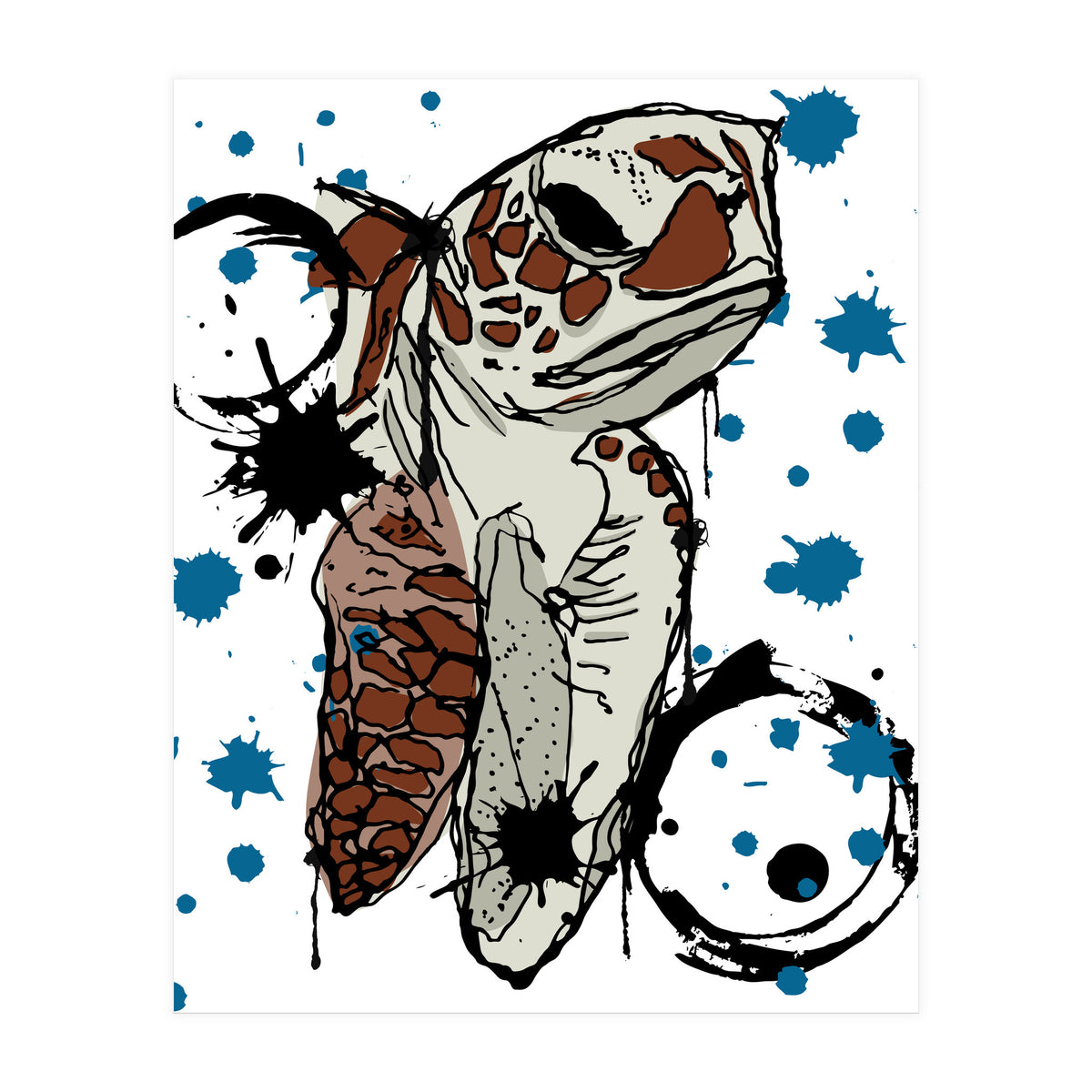 Sea Turtle Sketch (Print Only)