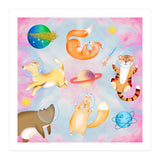 Happy Animals In The Space (Print Only) thumbnail