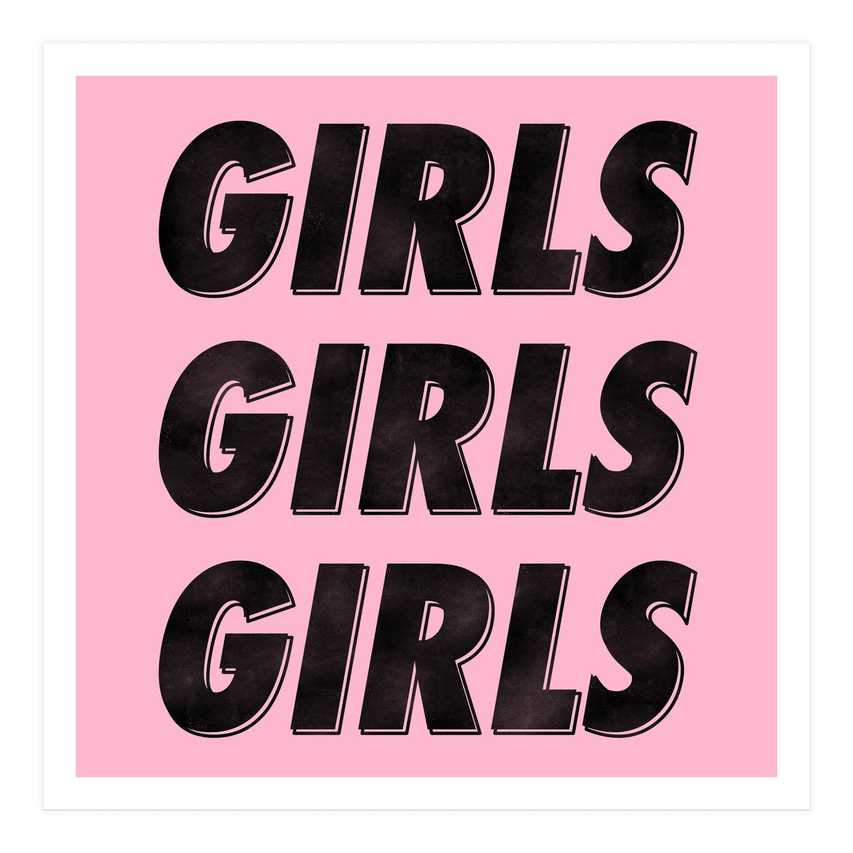 Girls Black and Red (Print Only)