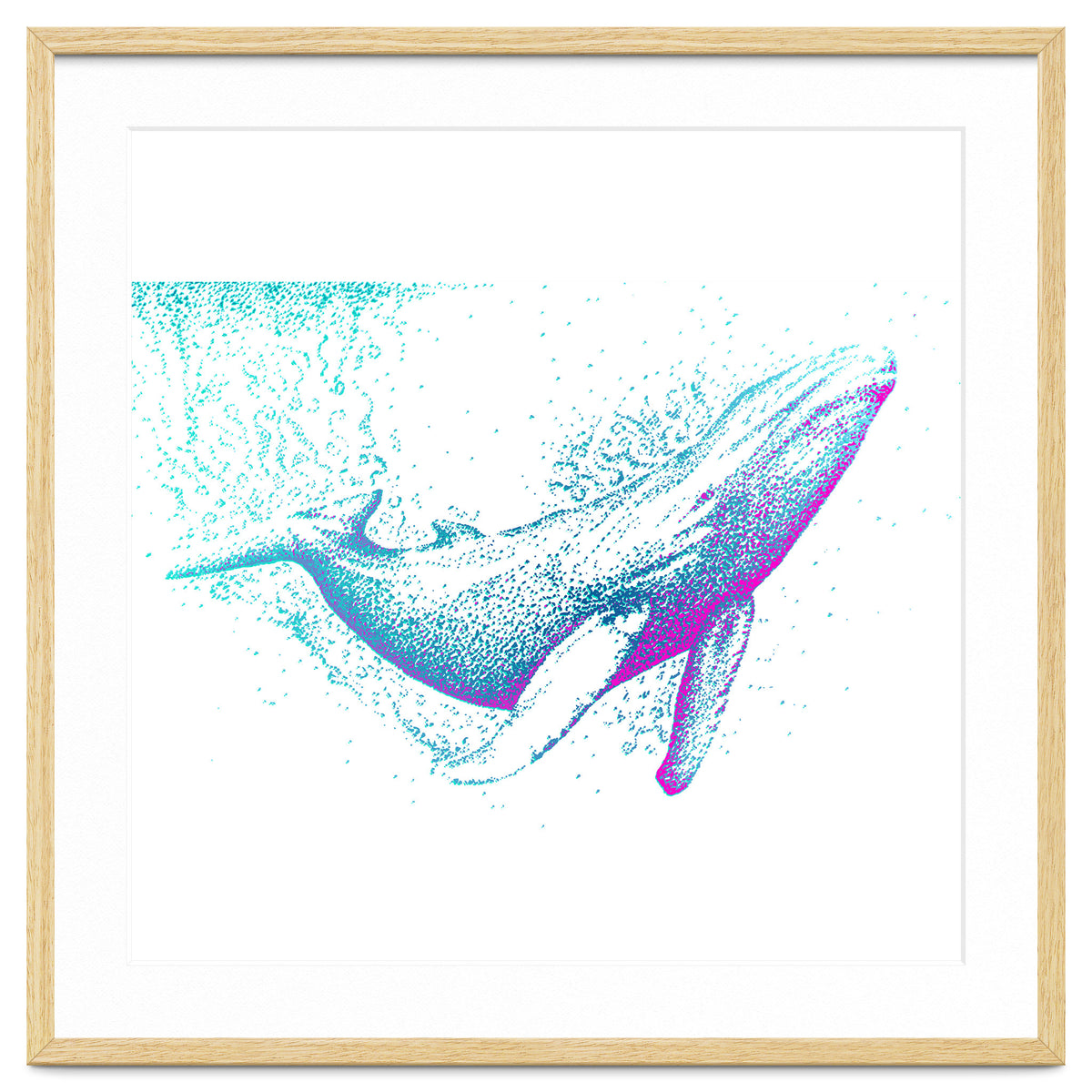 Diving Blue Whale