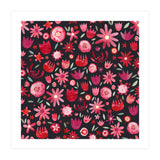 Summer Flower Circle Dark (Print Only) thumbnail