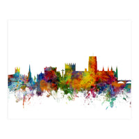 Durham England Skyline Cityscape (Print Only)