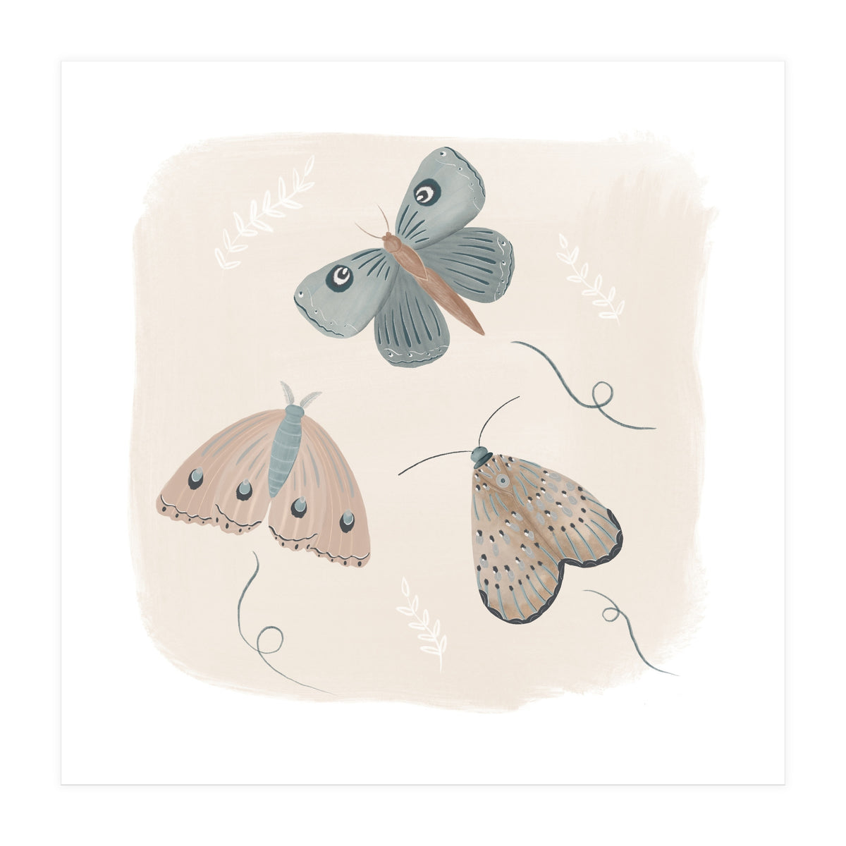 Moths in the moonlight  (Print Only)