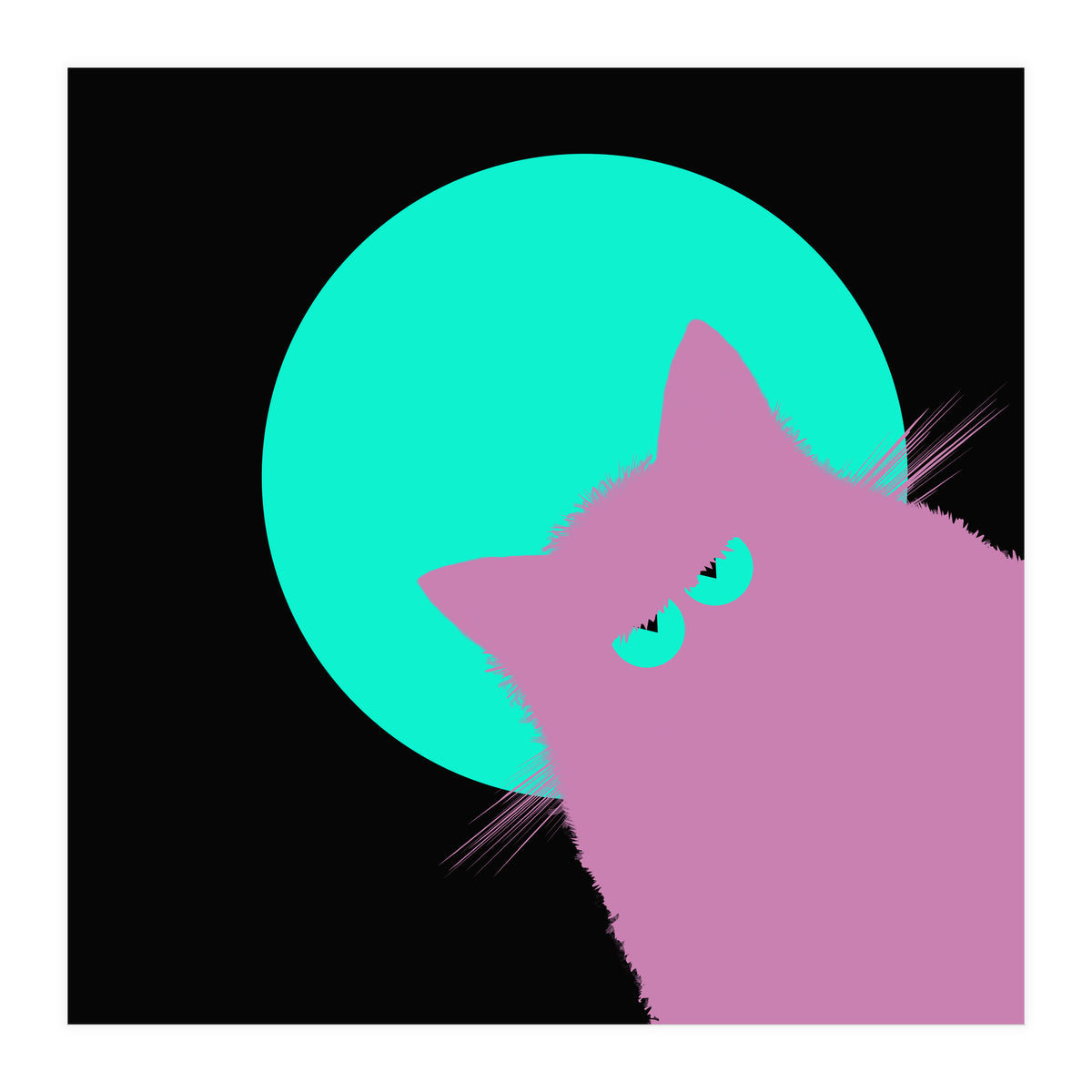 Blue Moon Lilac Cat  (Print Only)