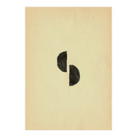 Abstract mid-century modern shapes (Print Only)