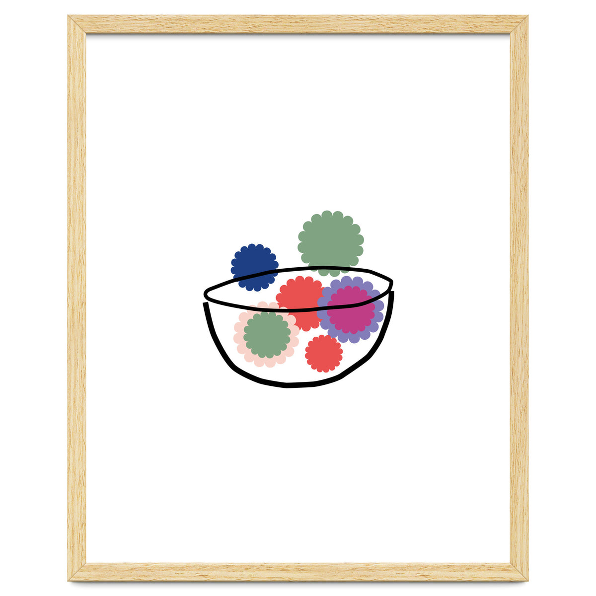 Fruits Or Flowers Rgb White