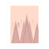 Pink mountains  (Print Only) thumbnail
