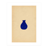 Ultramarine abstract vase (Print Only) thumbnail