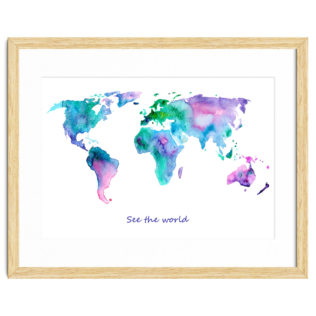 See the world || watercolor