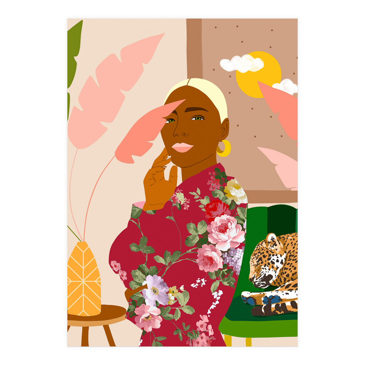 There's Peaceful. There's Wild. I'm Both At The Same Time (Print Only)