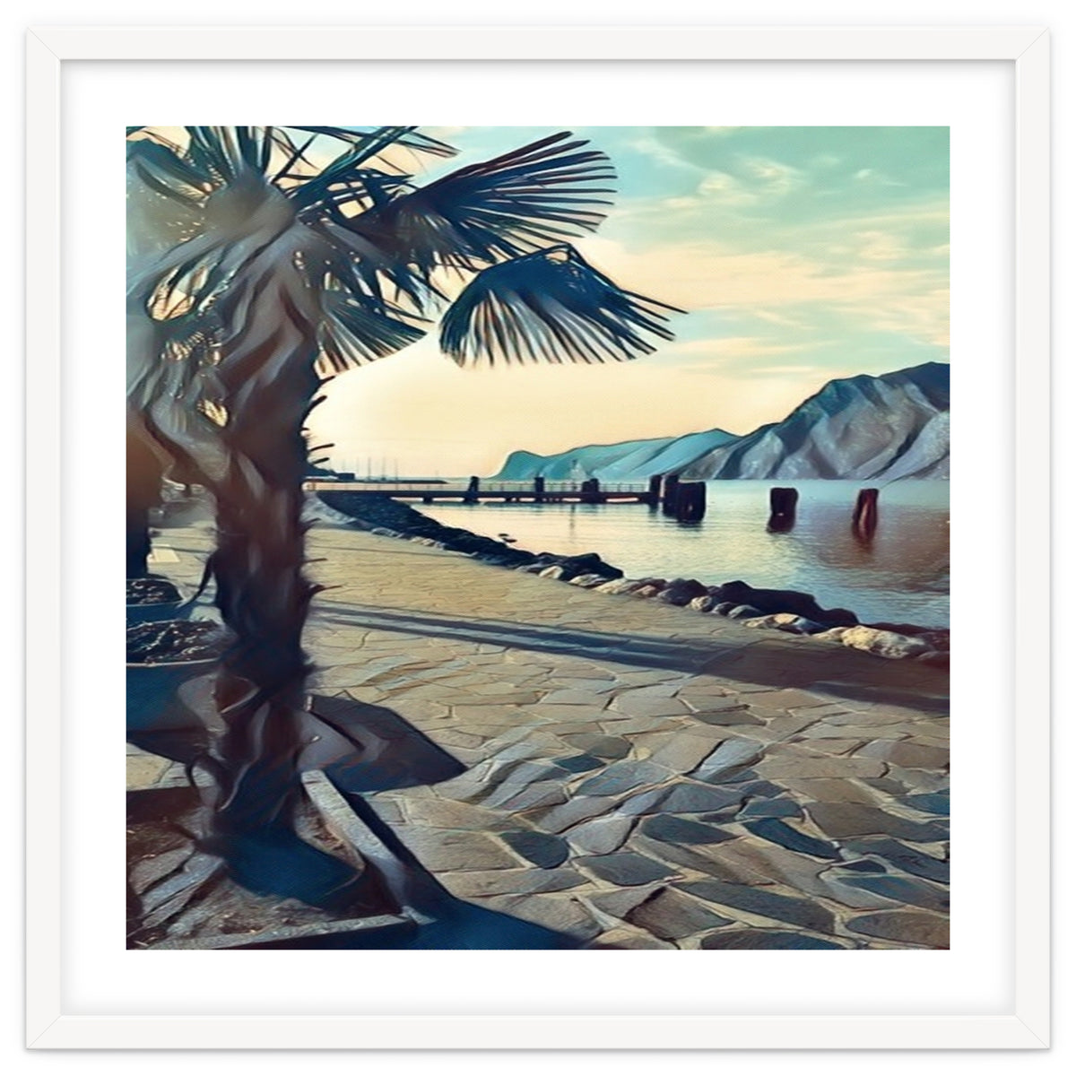 A walk on Lake Garda, Italy.