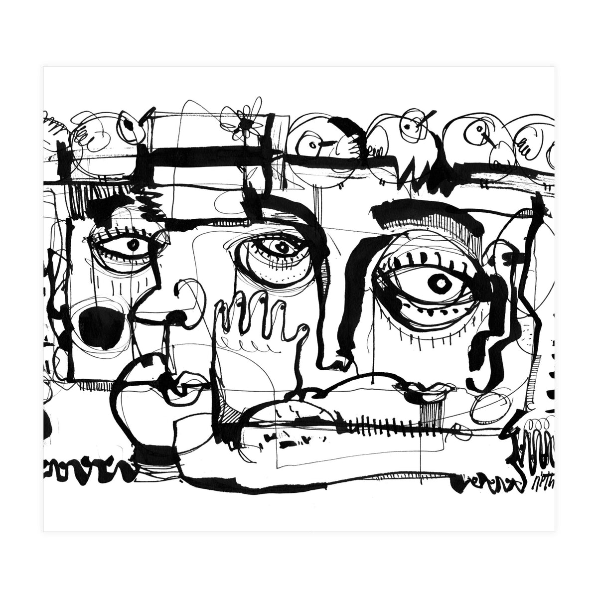 Birds on a Wire - b&w (Print Only)