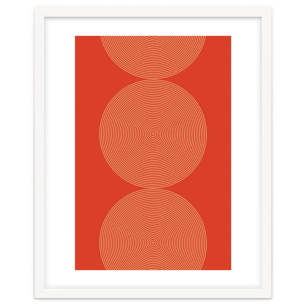 Radial Mid Century Geometric Art
