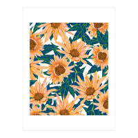 Blush Sunflowers (Print Only)