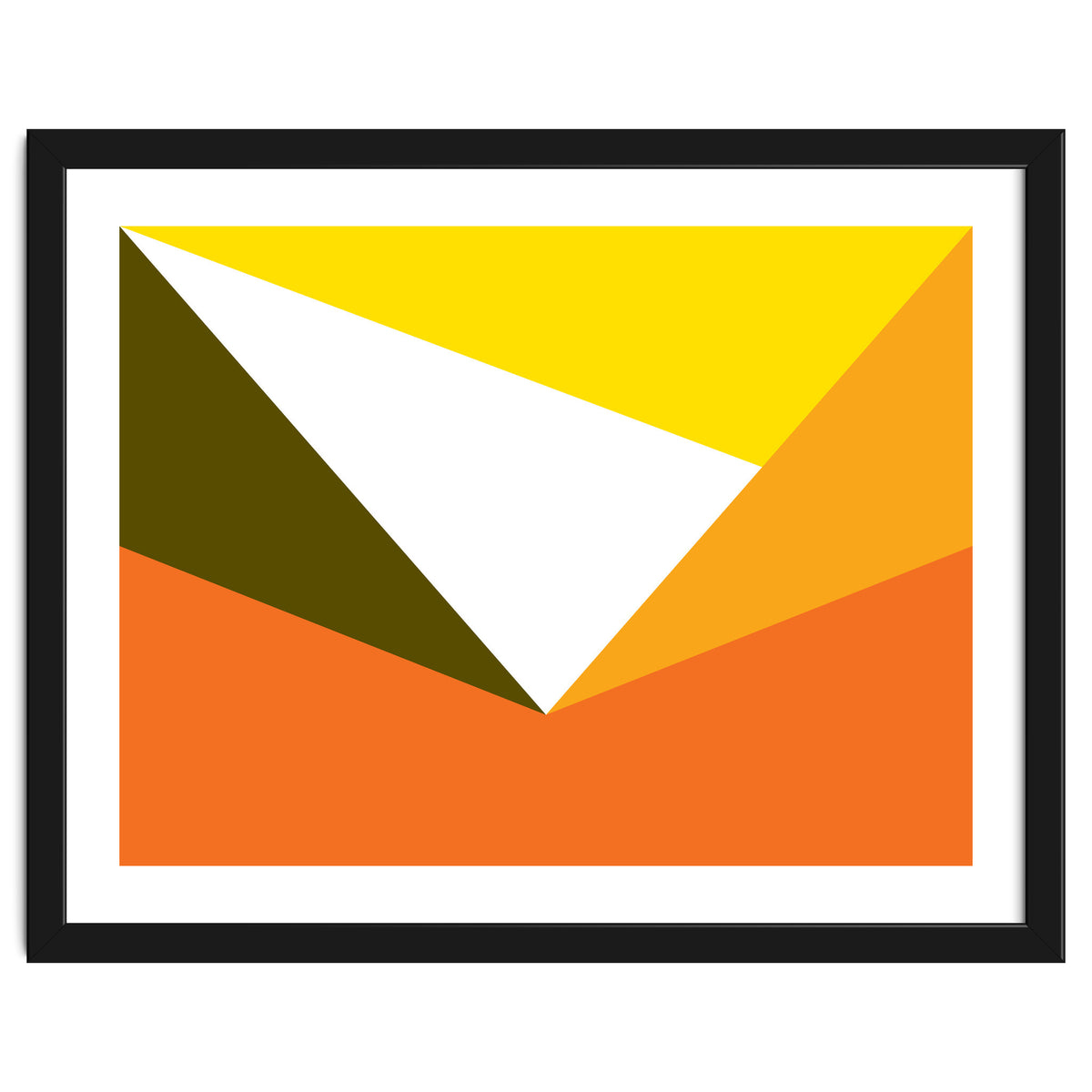 Geometric Shapes No. 58 - yellow & orange