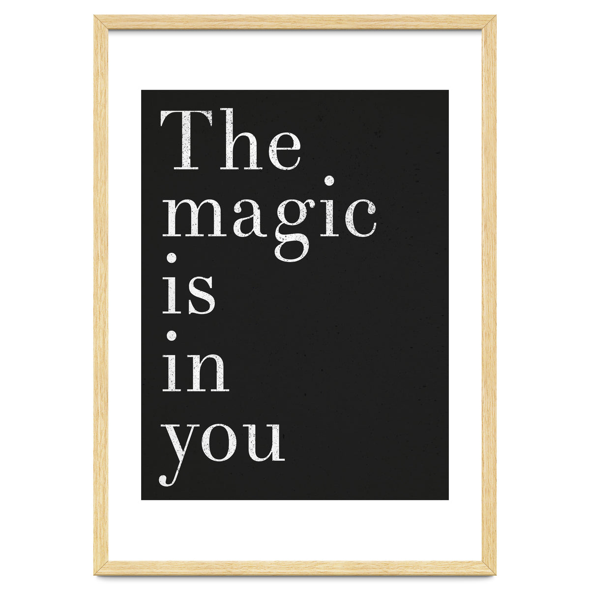 The Magic Is In You, Black
