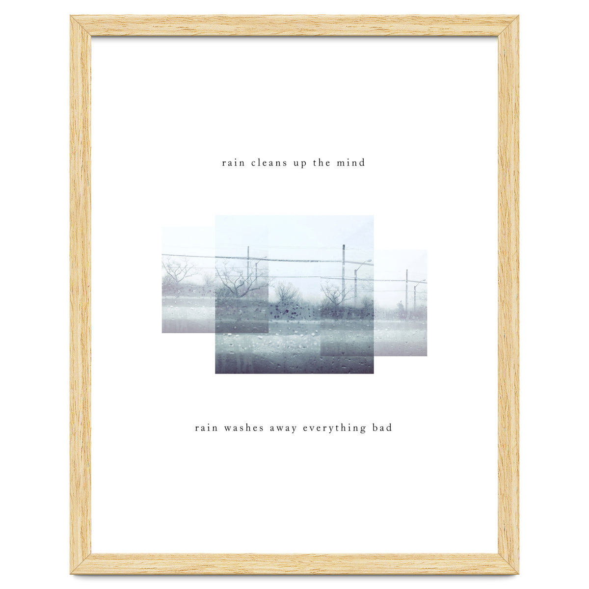 Rain washes away everything bad