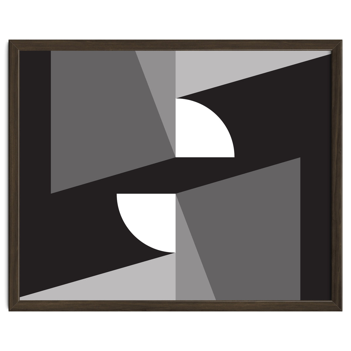 Geometric Shapes No. 11 - monochrome