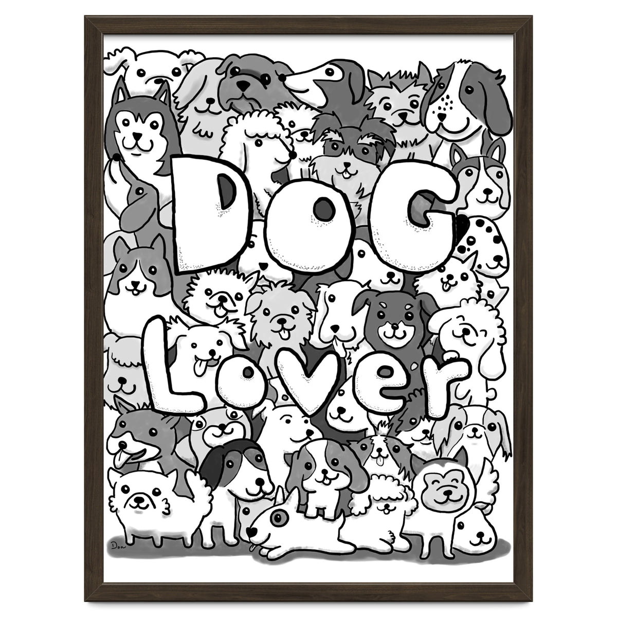 Doodle 72:  Dog Lover