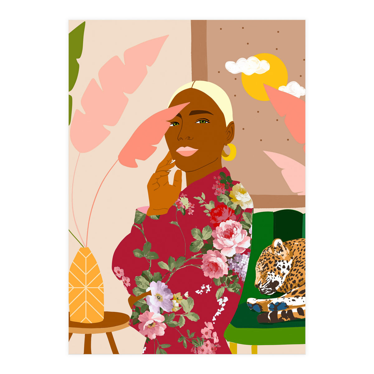 There's Peaceful. There's Wild. I'm Both At The Same Time (Print Only)