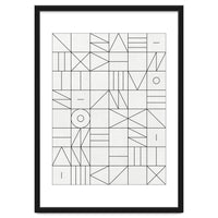 My Favorite Geometric Patterns No.1 - White