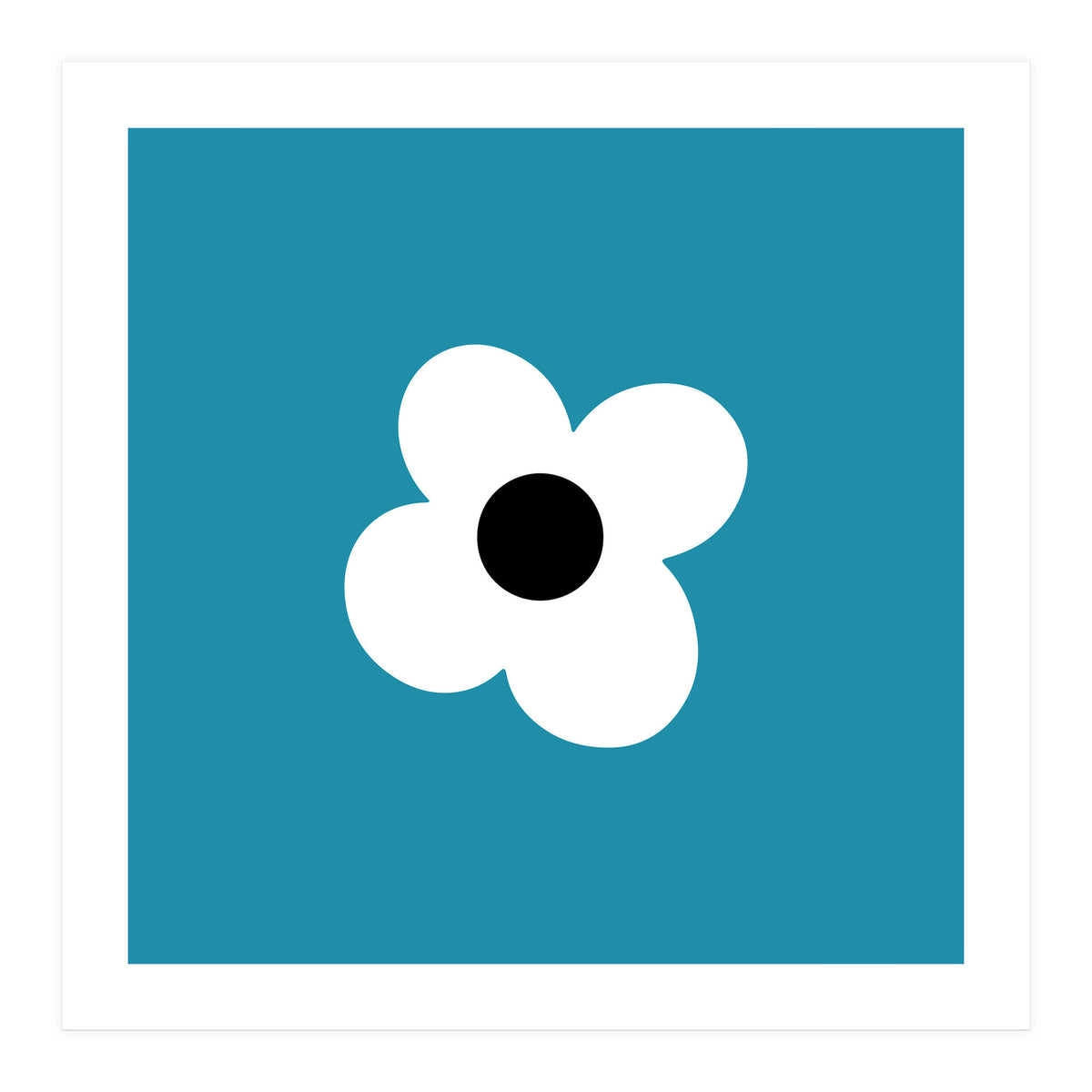 Max Folk Daisy Blue  (Print Only)