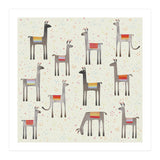 Llamas in a Meadow (Print Only) thumbnail