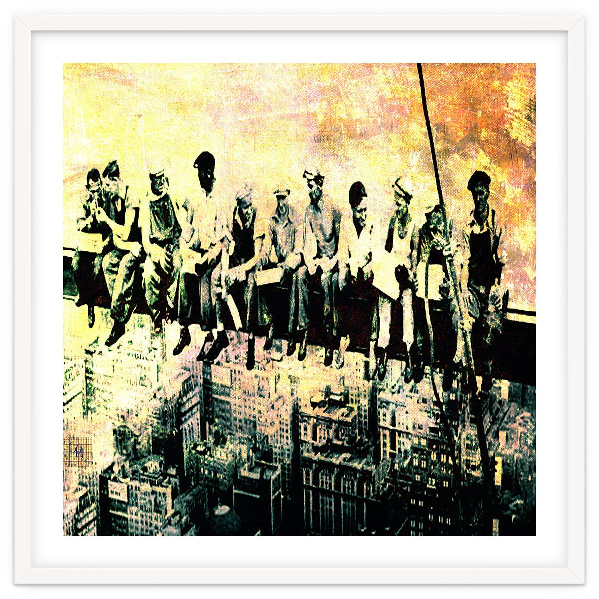 Rereading Lunch Atop A Skyscraper