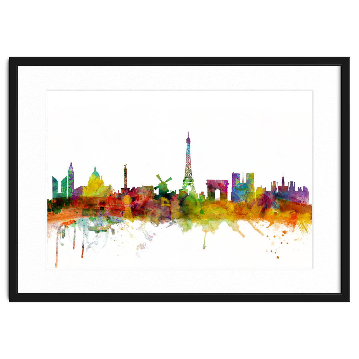 Paris France Skyline